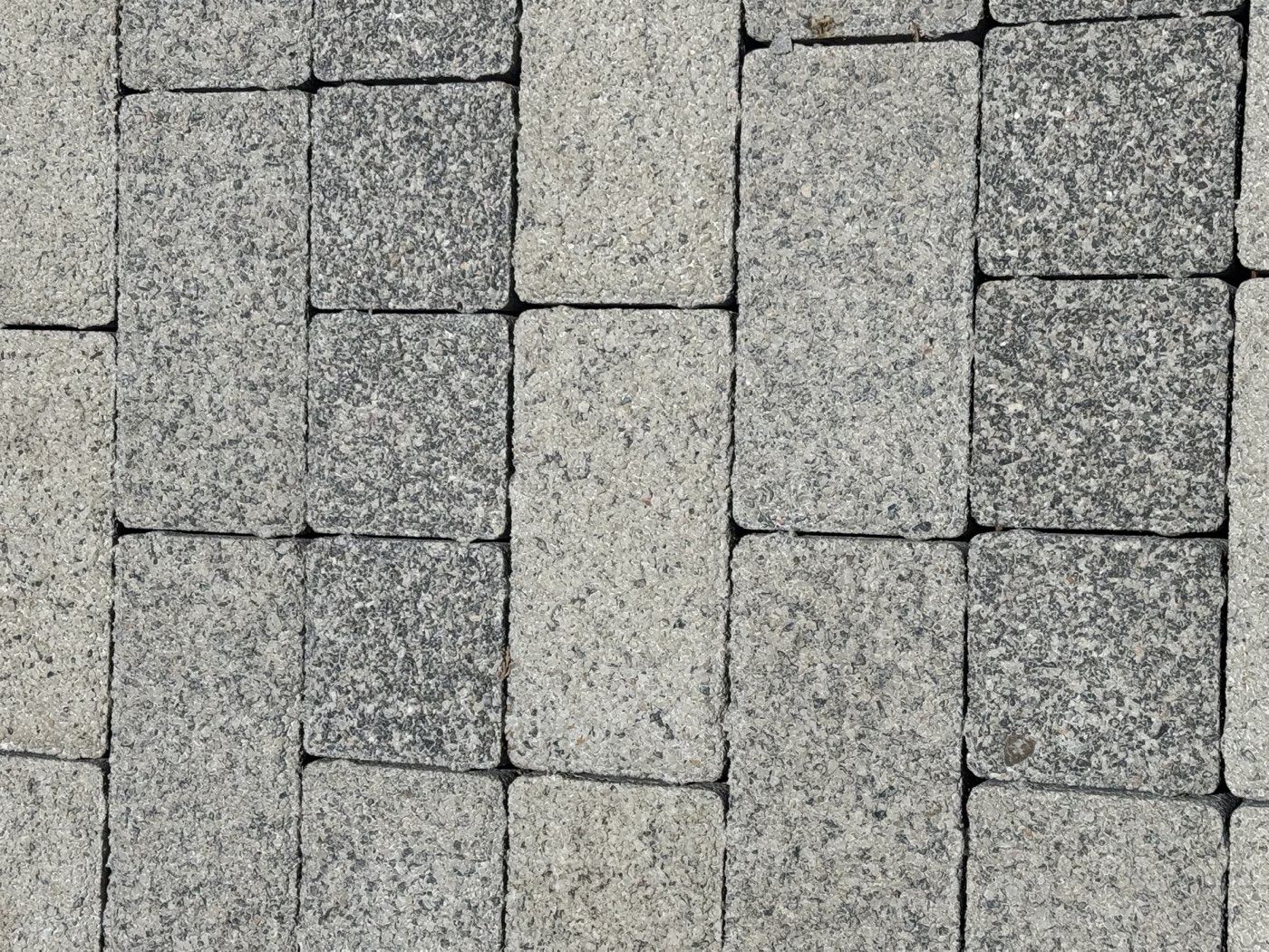Textured paving installation