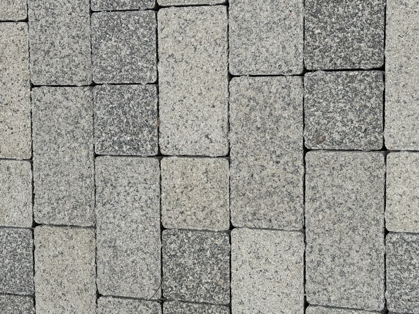 Grey paver pattern