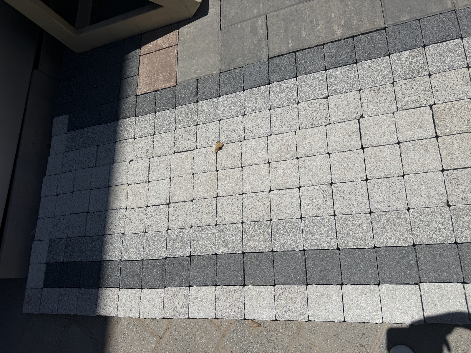 School courtyard paving