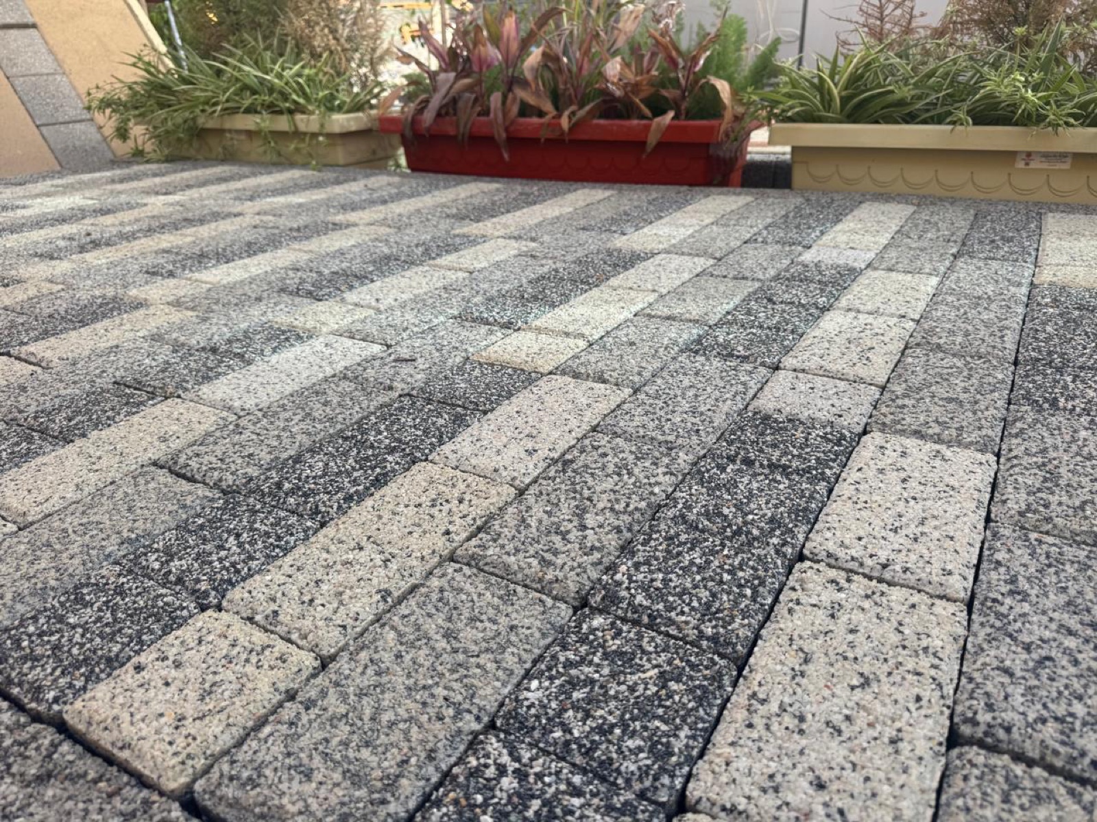 Completed Aspire paving installation